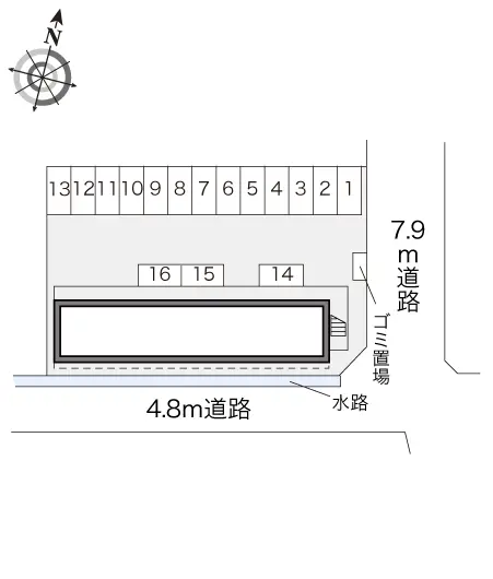 ★手数料０円★掛川市大池　月極駐車場（LP）